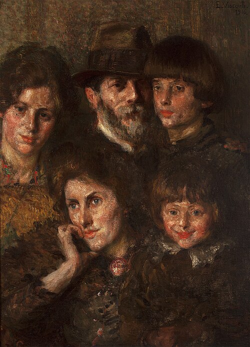 Grupo de retratos, 1919, Eliseu Visconti