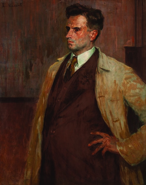 Portrait of the sculptor João Zacco Paraná, 1925, Eliseu Visconti