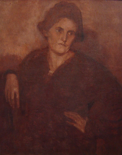 Minha companheira Louise em sépia, 1926, Eliseu Visconti