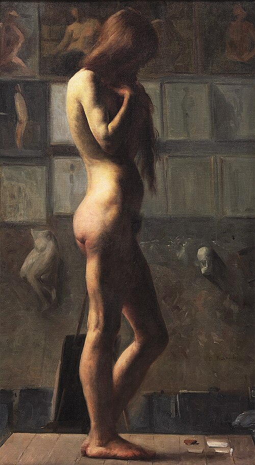 O modelo, 1895, Eliseu Visconti