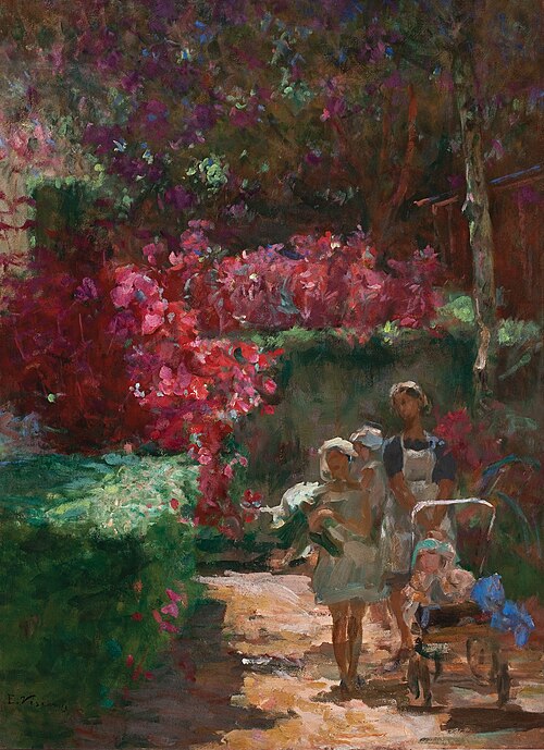 Passeio no parque, 1940, Eliseu Visconti