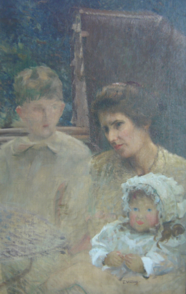 Louise, Tobias e Afonso, 1916, Eliseu Visconti