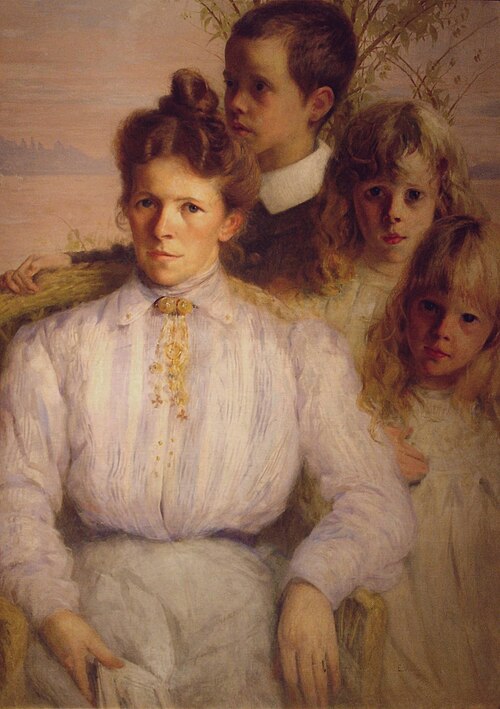 Família do Maestro Nepomuceno, 1902, Eliseu Visconti