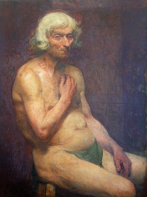 Velho sentado, 1894, Eliseu Visconti
