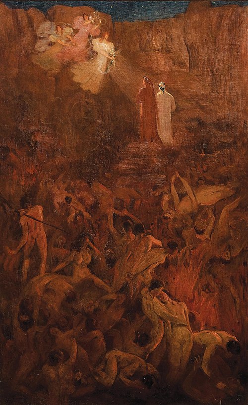 Saída da vida pecaminosa, 1896, Eliseu Visconti