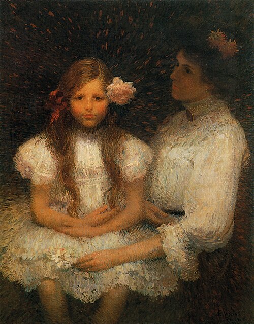 Minha família (A rosa), 1909, Eliseu Visconti