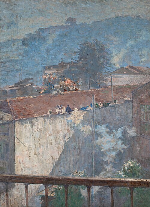 Pombos do meu atelier, 1927, Eliseu Visconti