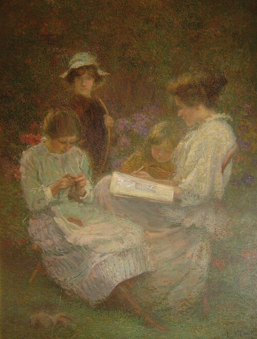 A família do artista, 1918, Eliseu Visconti
