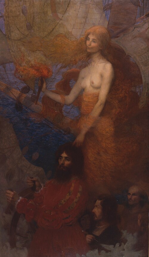 A Providência guia Cabral, 1899, Eliseu Visconti
