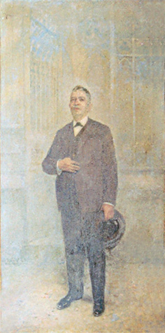 Retrato do Comendador Albino de Sá Coelho com Chapéu, 1930, Eliseu Visconti