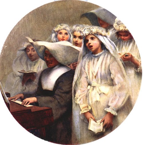 Comungantes, 1895, Eliseu Visconti