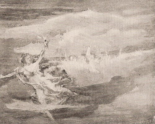 Bônus de guerra - Esboço para cartaz, 1943, Eliseu Visconti