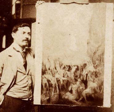 Saída da Vida Pecaminosa - Estudo, 1895, Eliseu Visconti