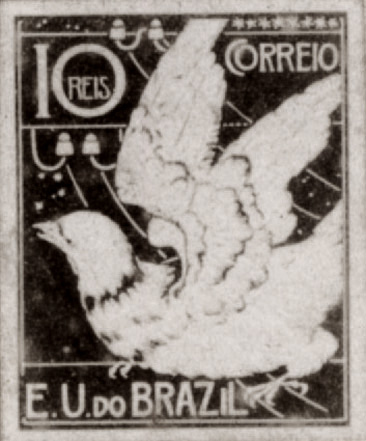 A Correspondência - Projeto para selo integrante da coleção vencedora do Concurso dos Correios de 19, 1903, Eliseu Visconti