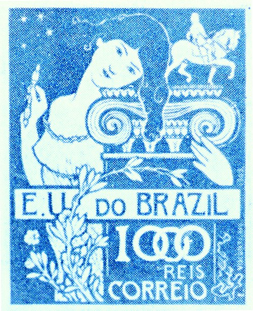 As Artes - Projeto para selo integrante da coleção vencedora do concurso dos Correios de 1904, 1903, Eliseu Visconti