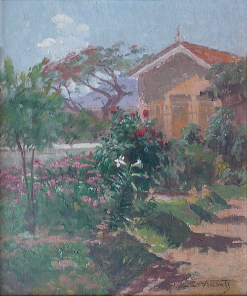 Paisagem com casa, 1892, Eliseu Visconti