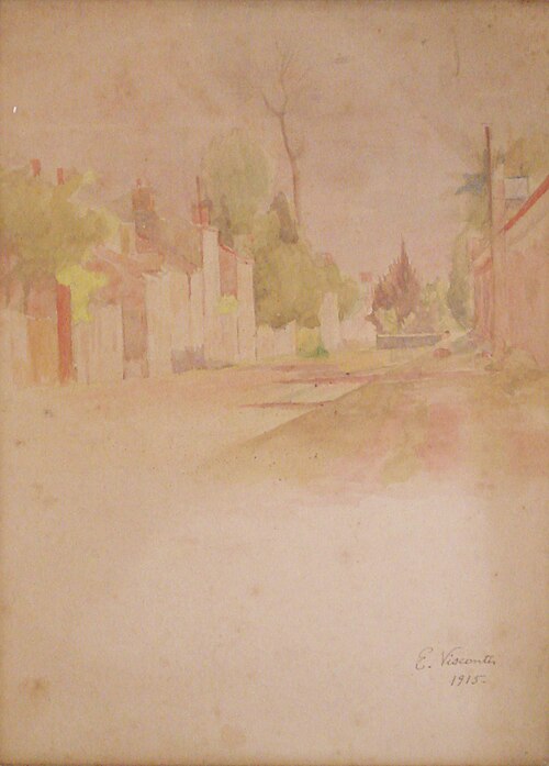 Paisagem de Saint Hubert, 1915, Eliseu Visconti