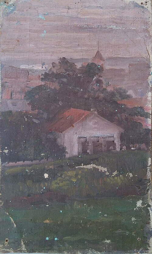 Paisagem com casa, 1911, Eliseu Visconti