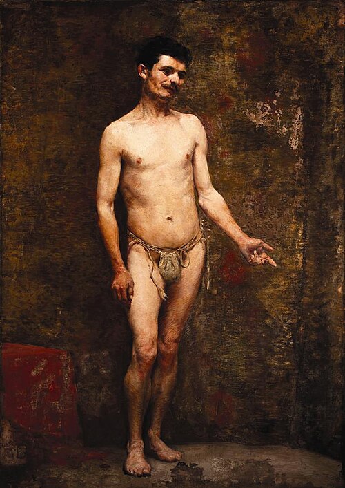 Nu masculino, 1892, Eliseu Visconti