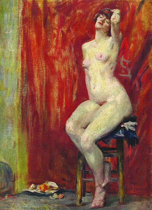 Nu sentado, 1904, Eliseu Visconti
