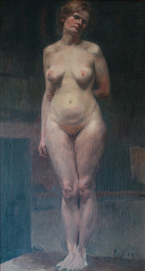 Female nude, 1895, Eliseu Visconti
