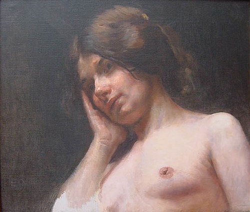 Busto feminino, 1898, Eliseu Visconti