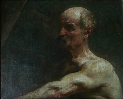 Busto de homem, 1898, Eliseu Visconti