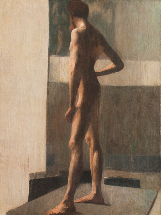 Nu masculino de pé, 1898, Eliseu Visconti