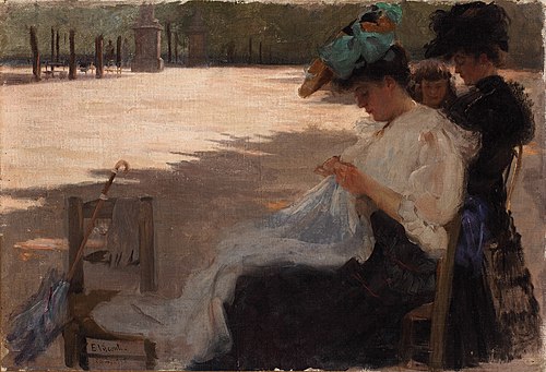 Jardim do Luxemburgo, 1905, Eliseu Visconti
