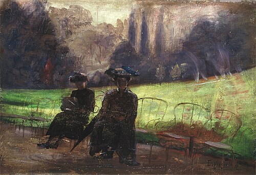 Parque Montsouris, 1897, Eliseu Visconti
