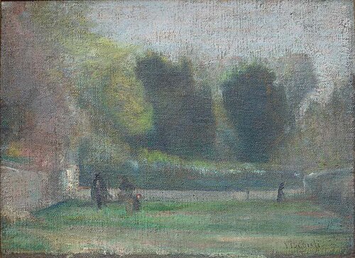 Paisagem de Saint Hubert, 1917, Eliseu Visconti
