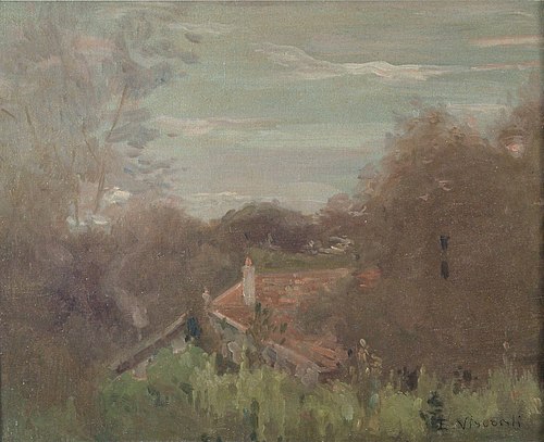Paisagem de Saint Hubert, 1917, Eliseu Visconti