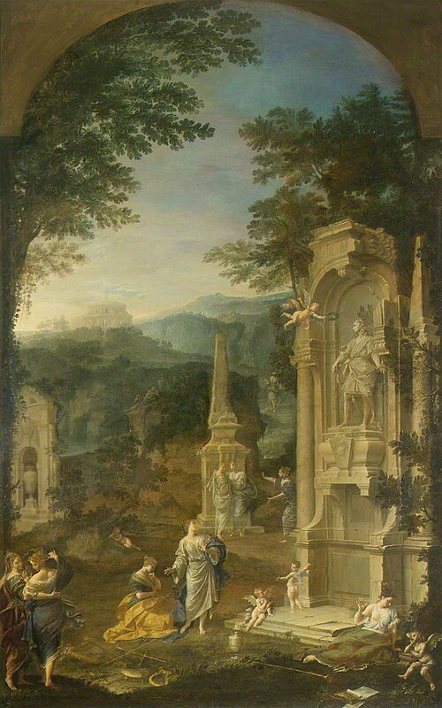 Allegorical Tomb of Joseph Addison (1642–1719), Essayist and Poet, 1721, Donato Creti