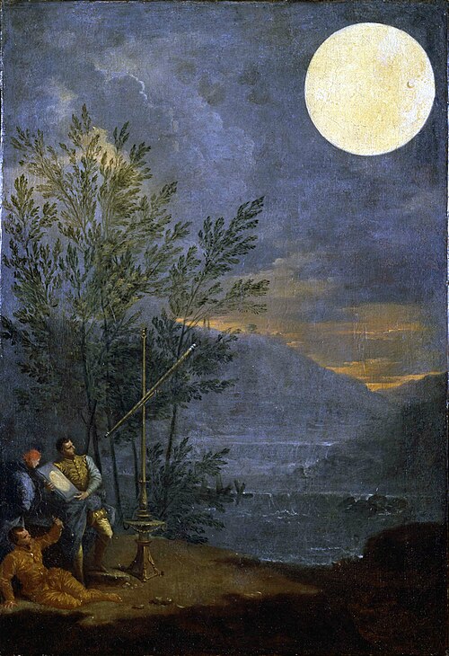 Observations astronomiques : le Soleil, 1711, Donato Creti