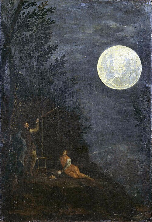 Observations astronomiques : la Lune, 1711, Donato Creti