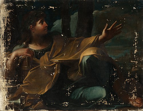 Bekränzte Muse, , Donato Creti