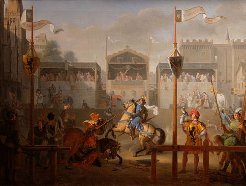 Le Tournoi, 1812, Pierre Révoil