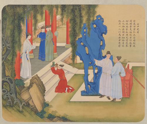 焦秉贞画历朝贤后故事册, , Jiao Bingzhen