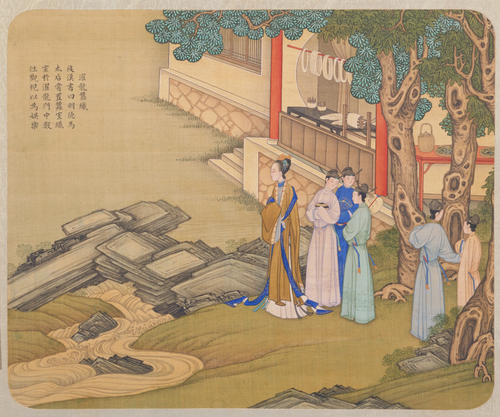 焦秉贞画历朝贤后故事册, , Jiao Bingzhen