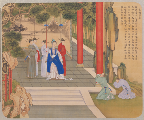 焦秉贞画历朝贤后故事册, , Jiao Bingzhen
