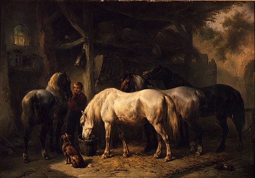 Stage for post-horses, 1852, Wouterus Verschuur