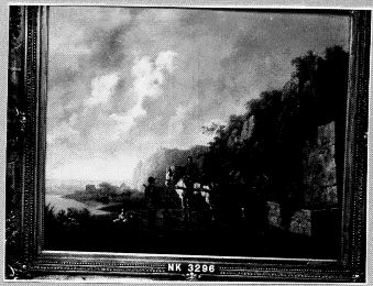 Rivierlandschap met rustende ruiters, , Wouterus Verschuur