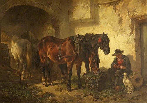 The Mid-day Rest, 1853, Wouterus Verschuur