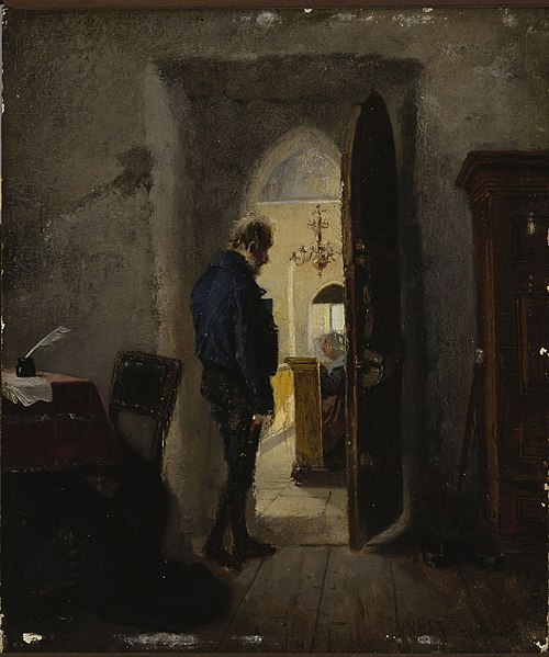 At the Vestry Door, 1874, Karl Emanuel Jansson