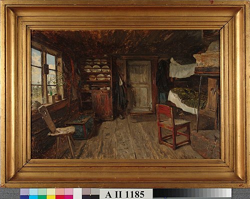Interior on Åland, 1871, Karl Emanuel Jansson
