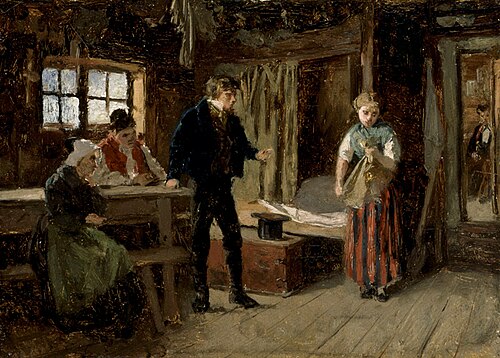 Frieri på Åland, studie, 1871, Karl Emanuel Jansson