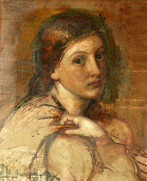 Study for a Woman of San Germano, 1864, Robert Braithwaite Martineau