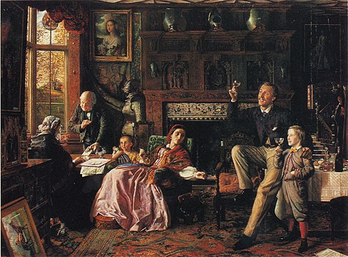The Last Day in the Old Home, 1862, Robert Braithwaite Martineau