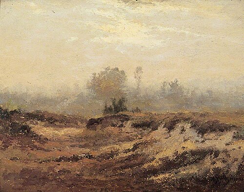Dunes dans la bruyère, , Adrien-Joseph Heymans