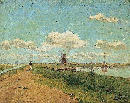 Paysage d'Hollande, , Adrien-Joseph Heymans